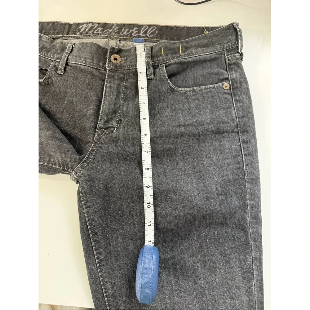 Madewell Mens‎ Black Straight Leg Denim Jeans Authentic Flex Size 30x32 Eco